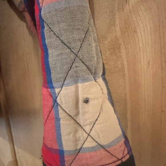 Wrangler quilted flannel zip up hoodie - Picture 4 of 9